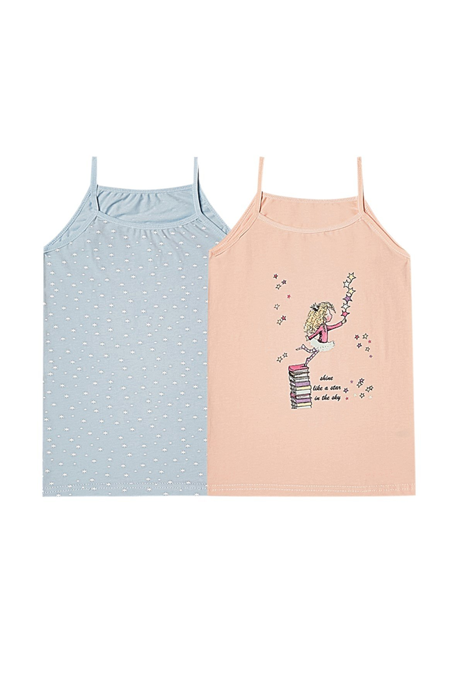 C&City 2 Pack Girl Singlet 1010  