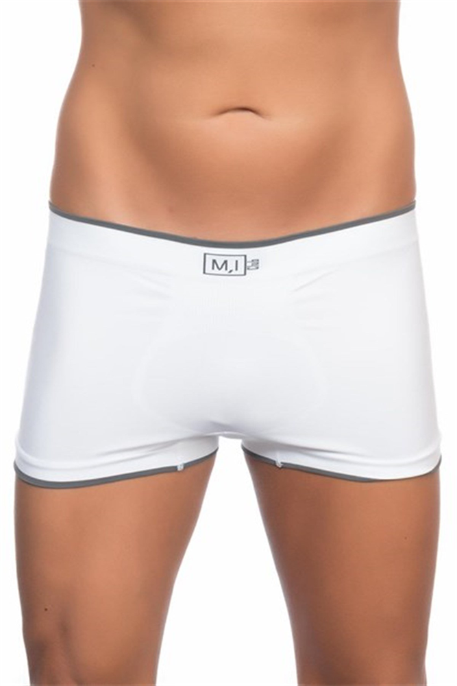 C&City Men Seamless Boxer C12102 White