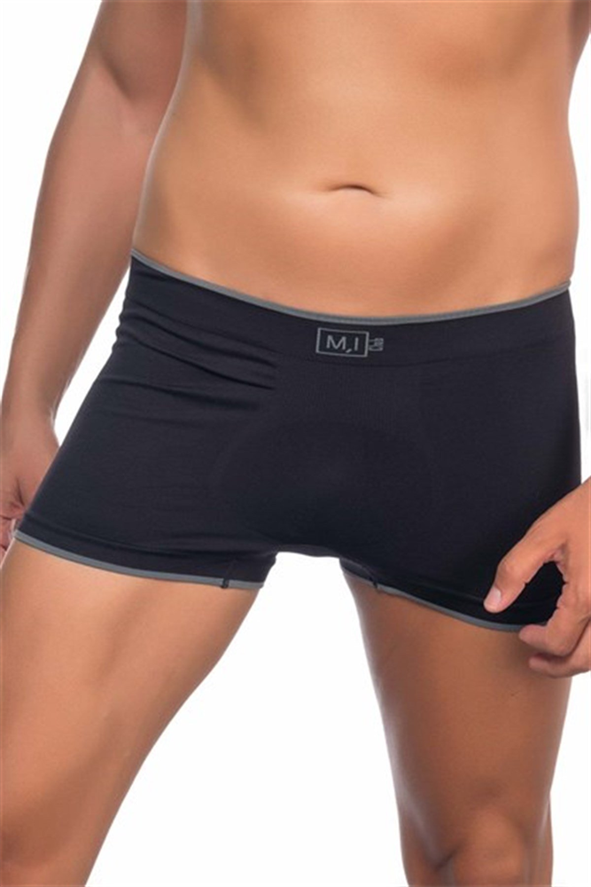 C&City Men Seamless Boxer C12102 Black