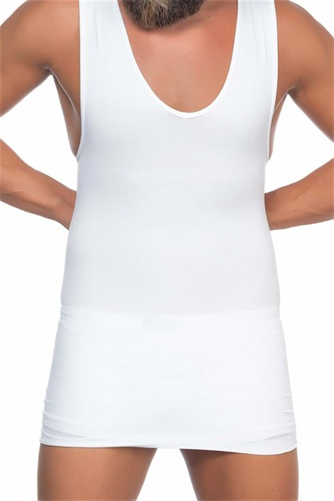 C&City Men Singlet Corset C11003 White