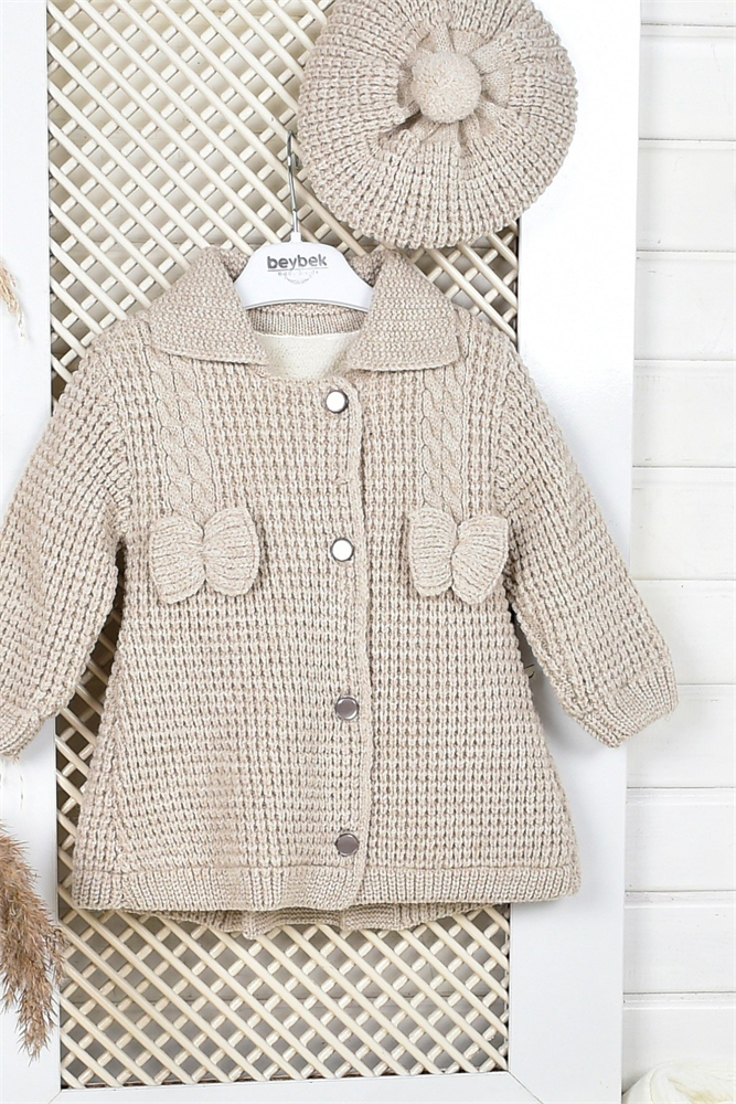 C&City Bebek Selanik Hırka 5707 Bej Beige