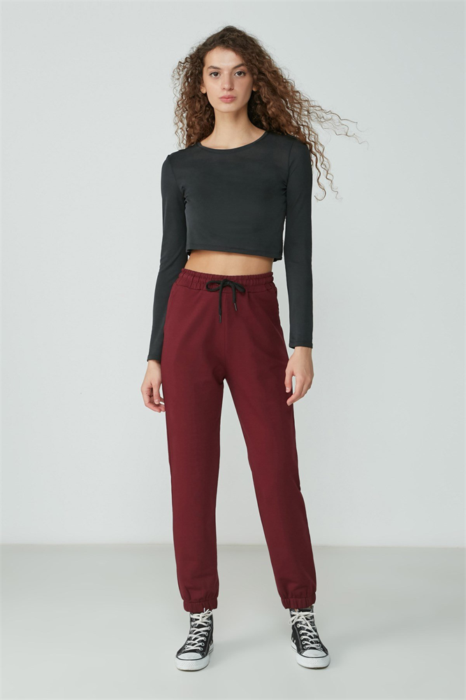 C&City Women Sweatpants 734 Burgundy