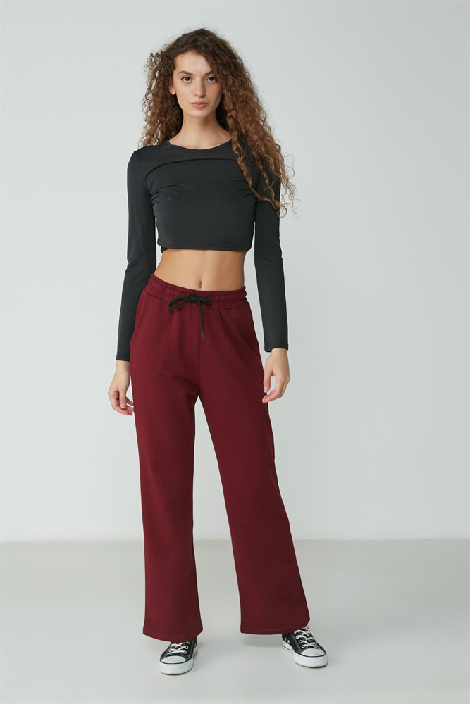 C&City Women Sweatpants 736 Burgundy