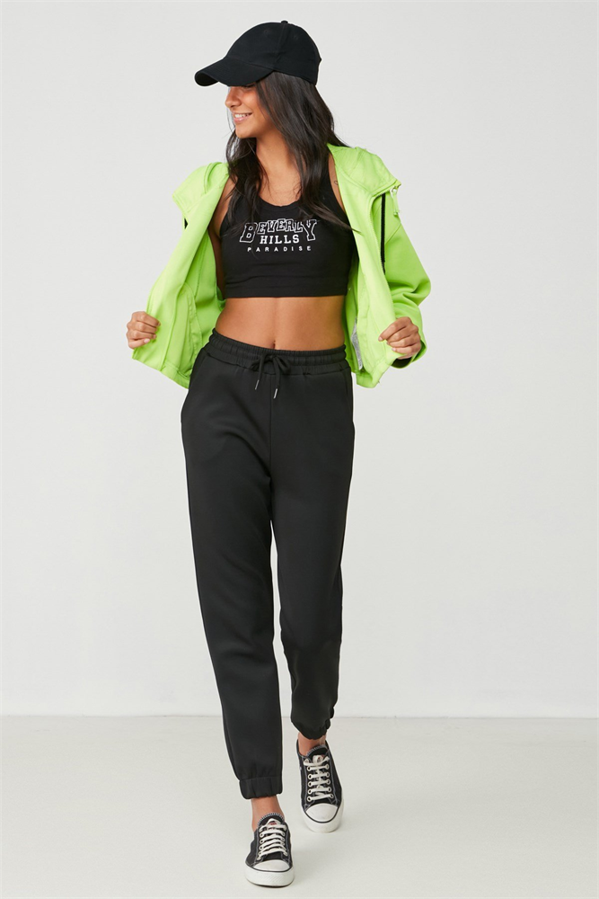 C&City Women Sweatpants 802 Black