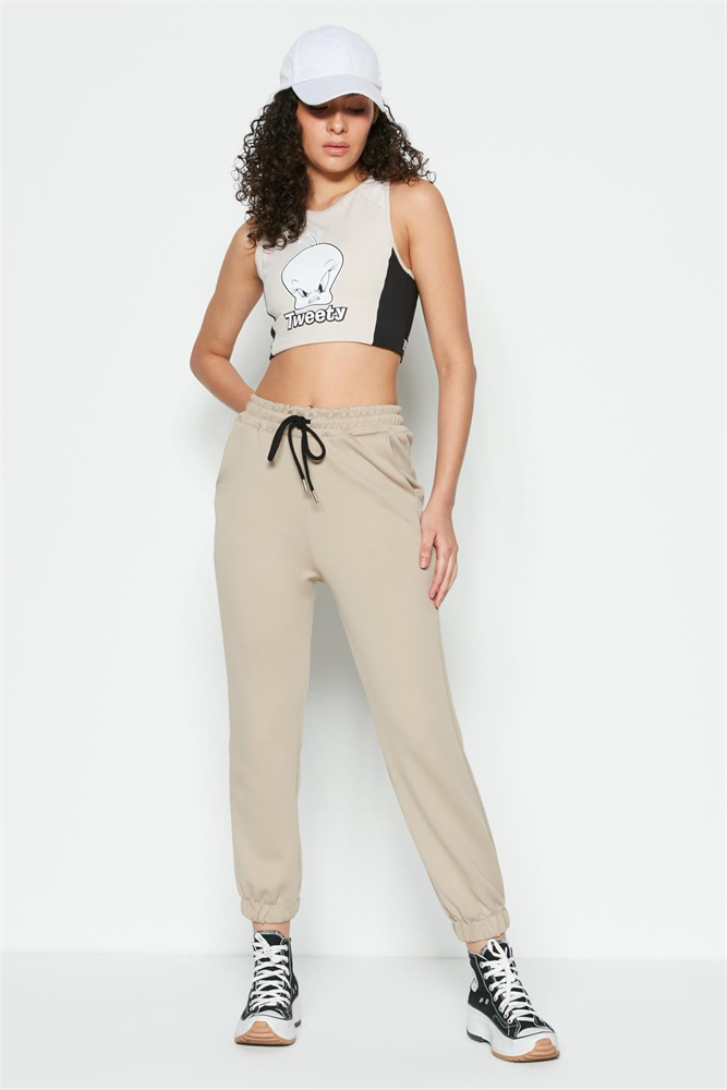 C&City Women Sweatpants 806 Stone Color