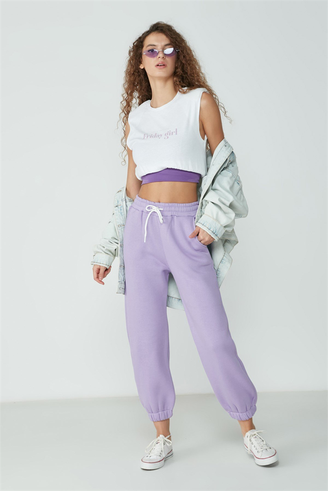 C&City Women Sweatpants 906 Lilac Colour