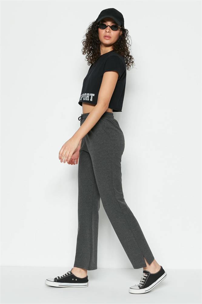 C&City Wide Leg Sweatpants 741 Anthracite