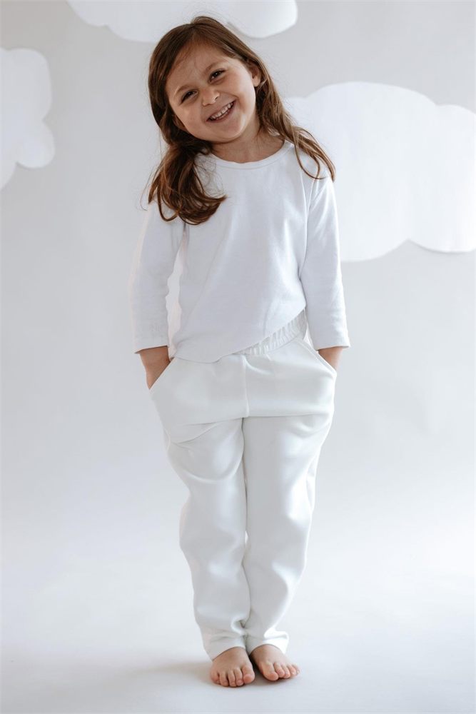 Girl Child Straight-Leg Sweatpants 870 Ecru