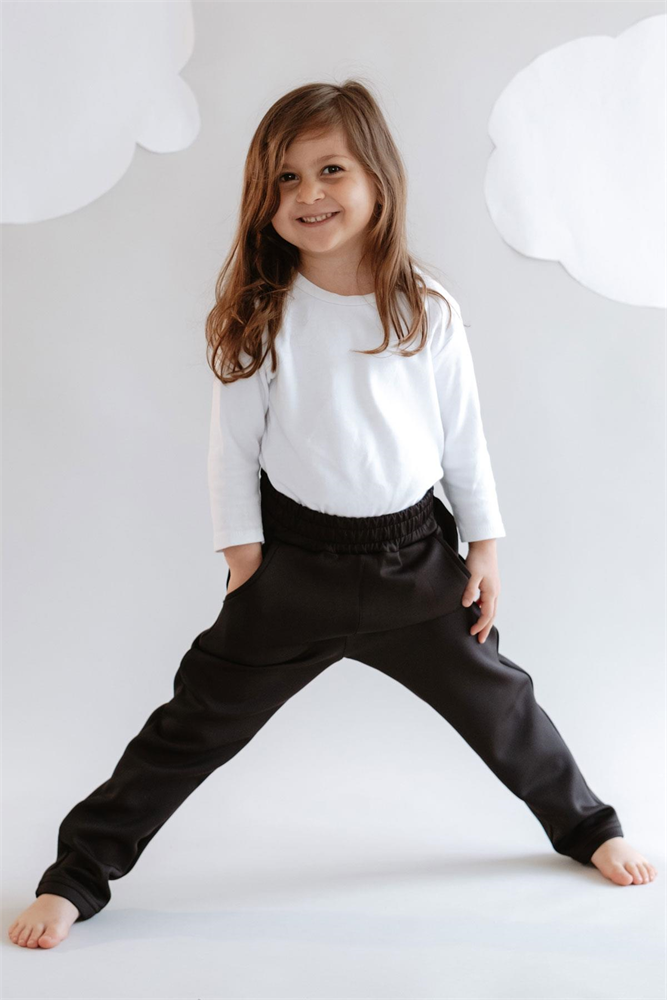 Girl Child Straight-Leg Sweatpants 870 Black