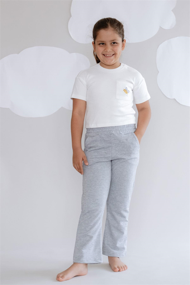 Girl Child Flare Sweatpants 761 Grey