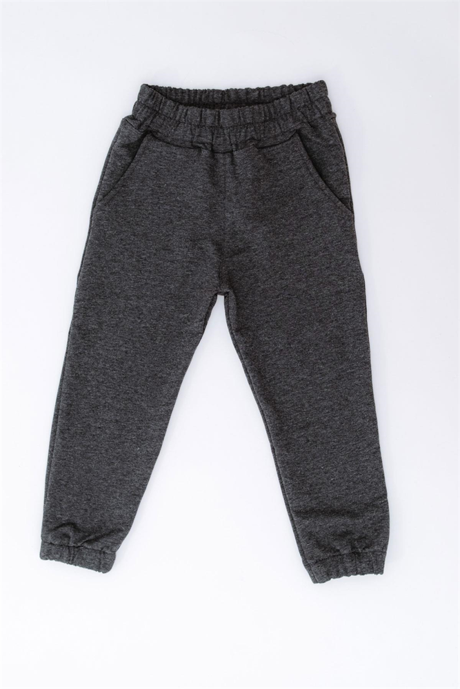 Boy's Elastic Cuffed Sweatpants 763 Anthracite