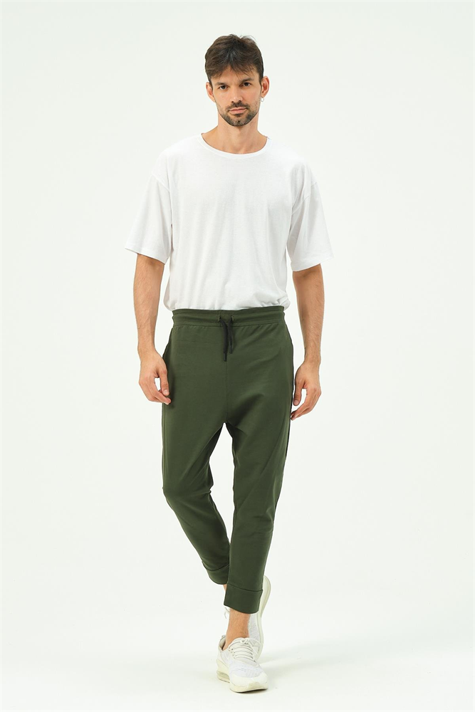 C&City Men Loose-Fit Sweatpants 784 Khaki