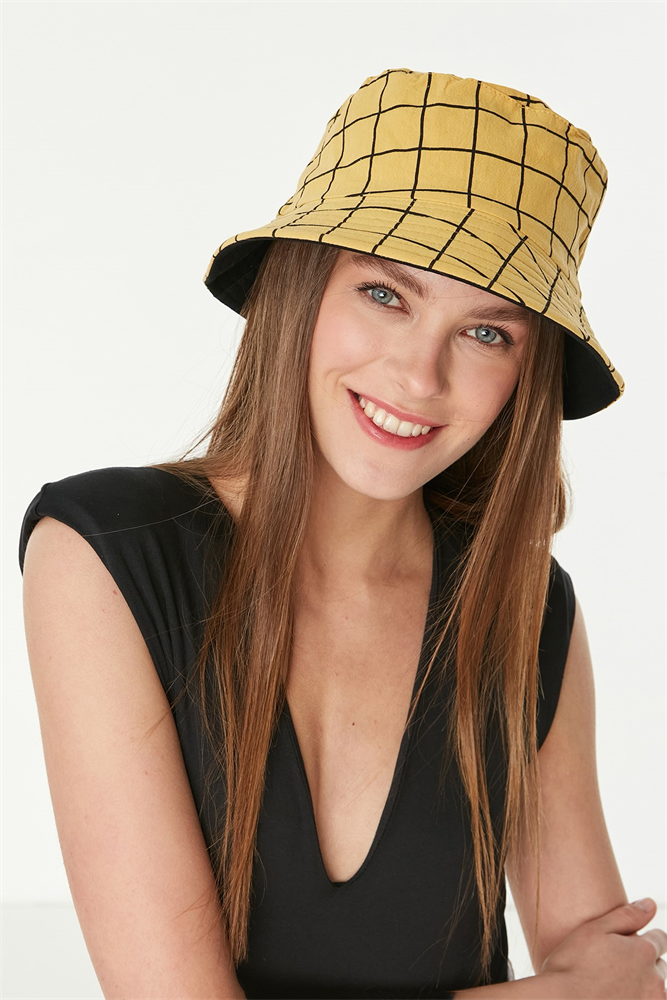 C&City Fedora Beach Hat Y1074 Yellow
