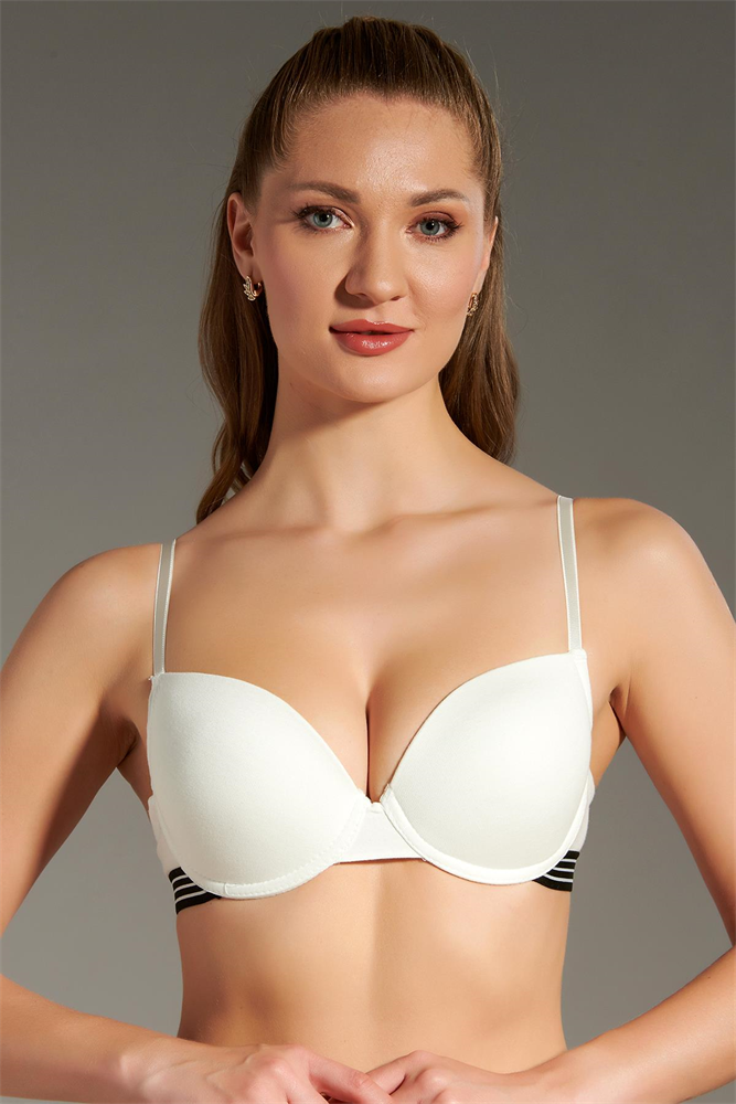 Unpadded Kids Bra C18133 Ecru