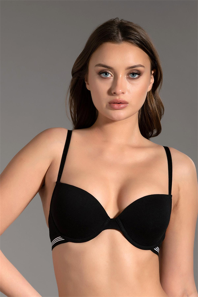 Unpadded Kids Bra C18133 Black