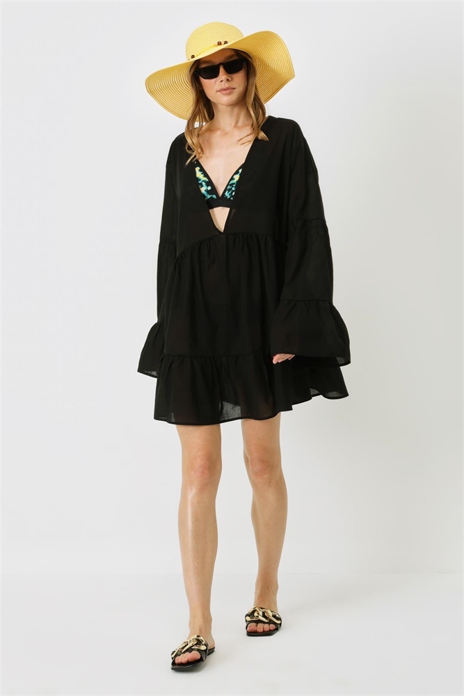 C&City Pareo Beachwear 2329 Black