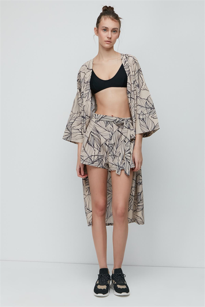 C&City Kimono Set with Shorts 9069 