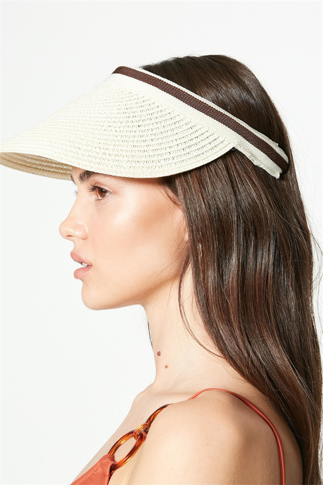 C&City Women Straw Hat Y8200 Cream Color