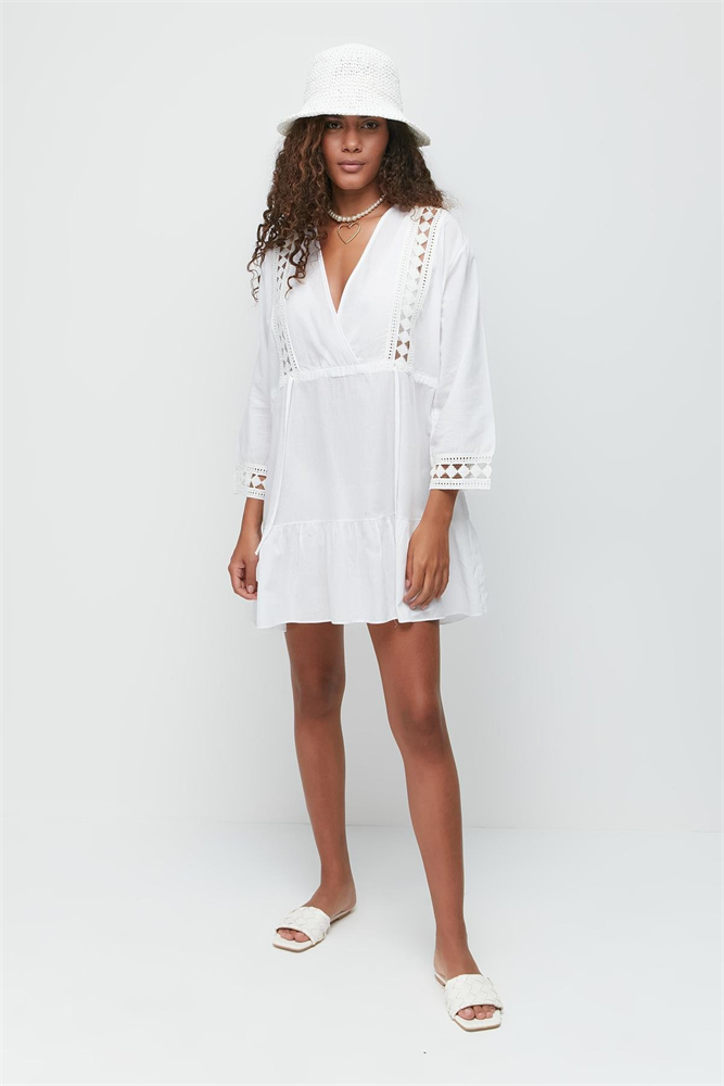 Pareo Beach Dress 22411 White