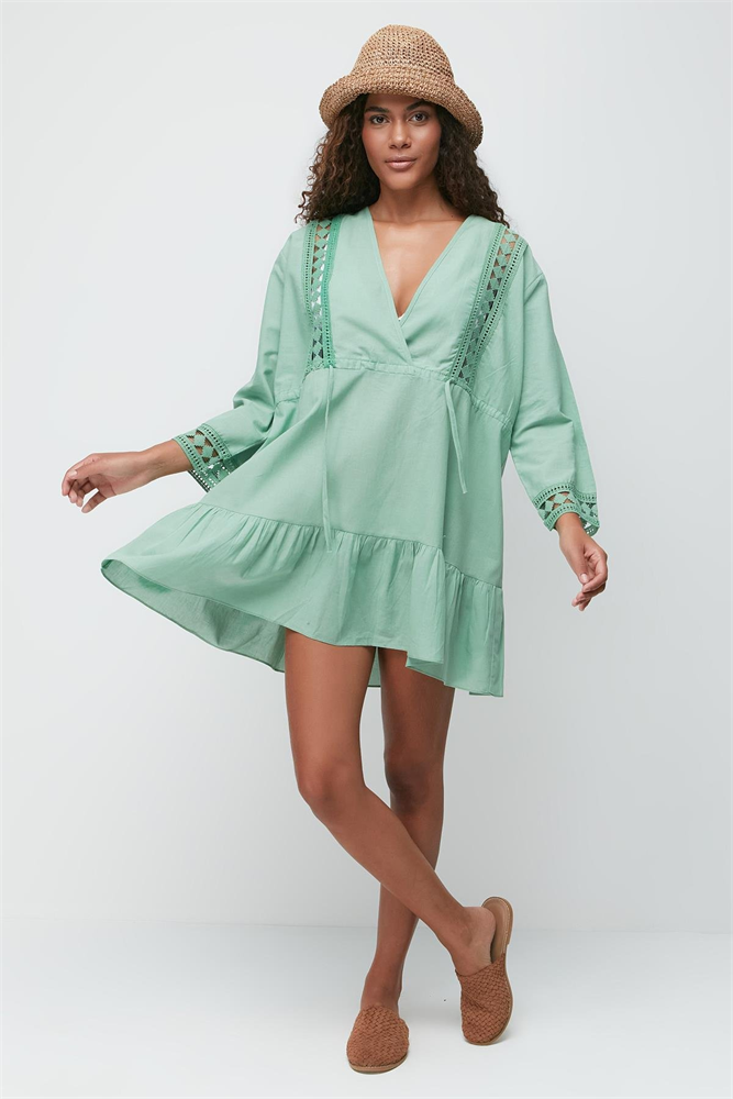 Pareo Beach Dress 22411 Green