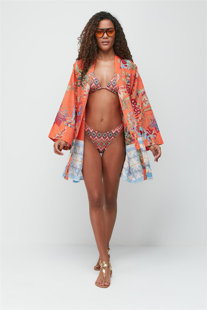 Kimono Sarong Beach Dress 22412 