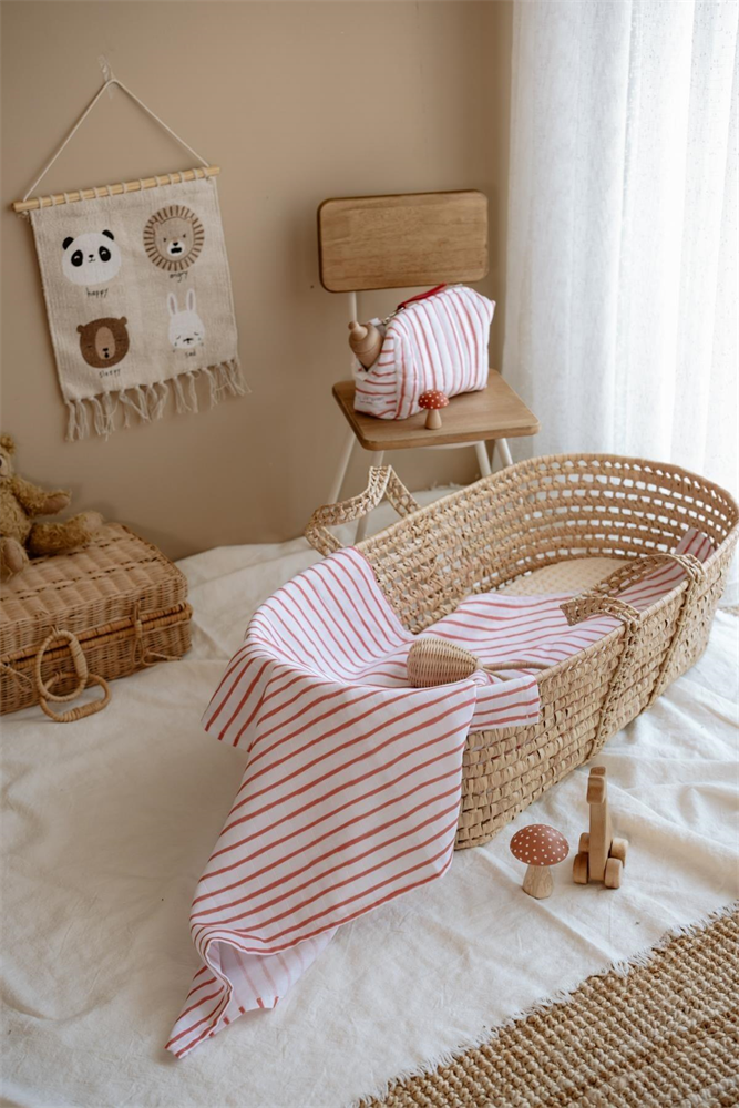 Baby Double-Layer Organic Cotton Muslin Square Blanket B11002 