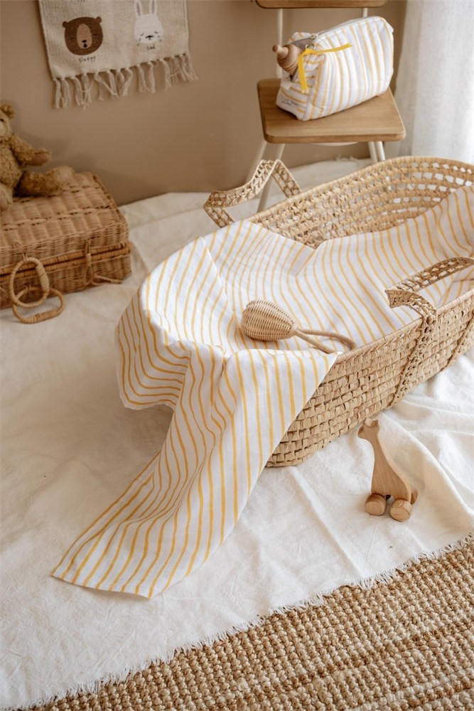 Baby Double-Layer Organic Cotton Muslin Square Blanket B11002 