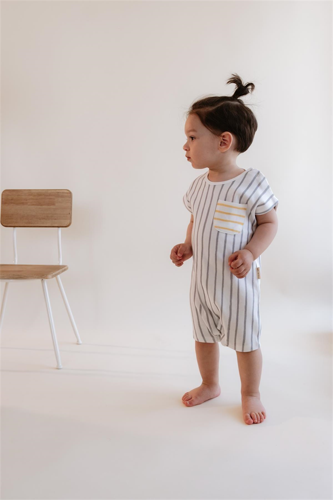 Baby Short Sleeve Short Overall 