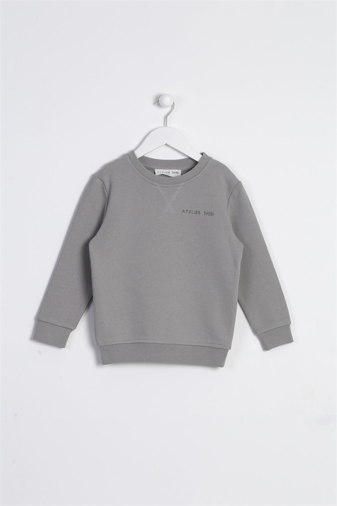 Children's Long Sleeve Sweatshirt Grey