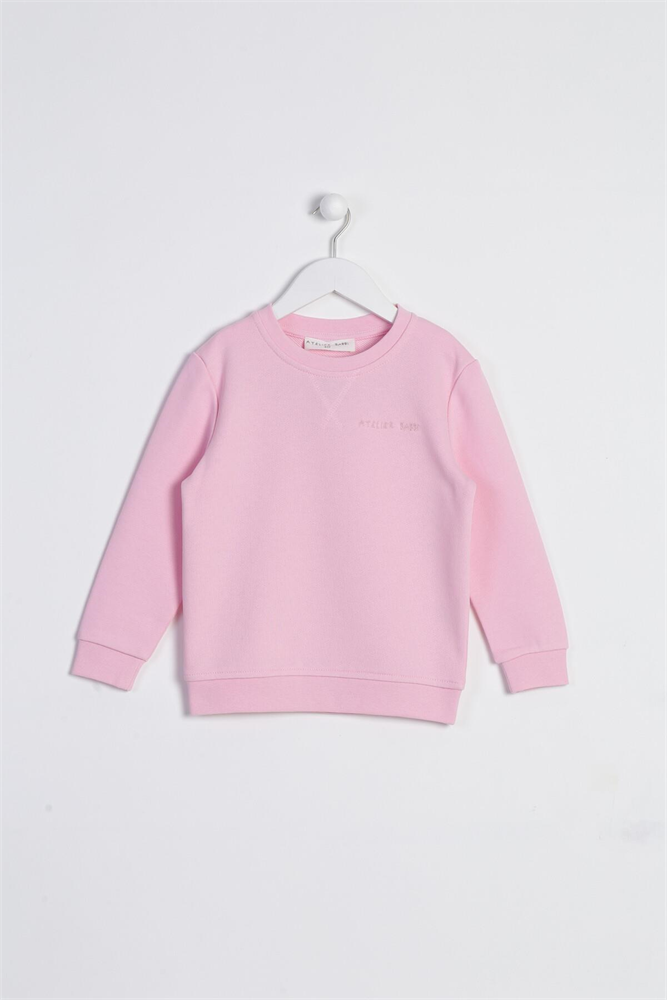 Children's Long Sleeve Sweatshirt Pink