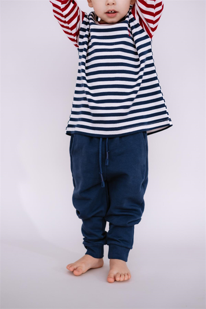 Children's Cuffed Sweatpants Navy Blue