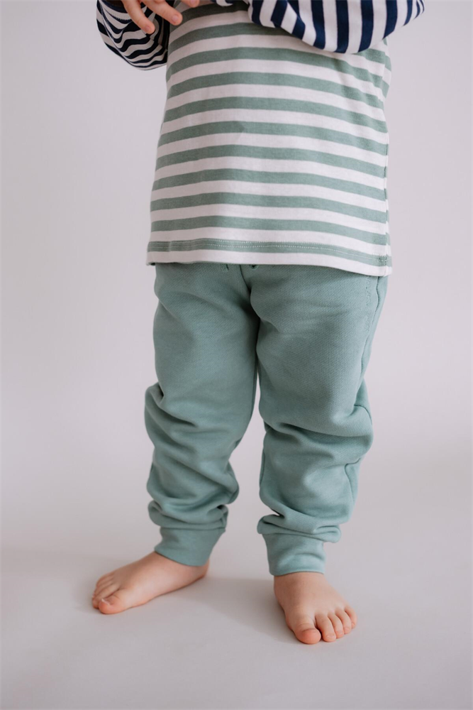 Children's Cuffed Sweatpants Green