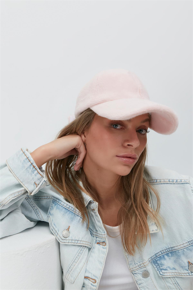 Plush Brimmed Hat 8008 Powder