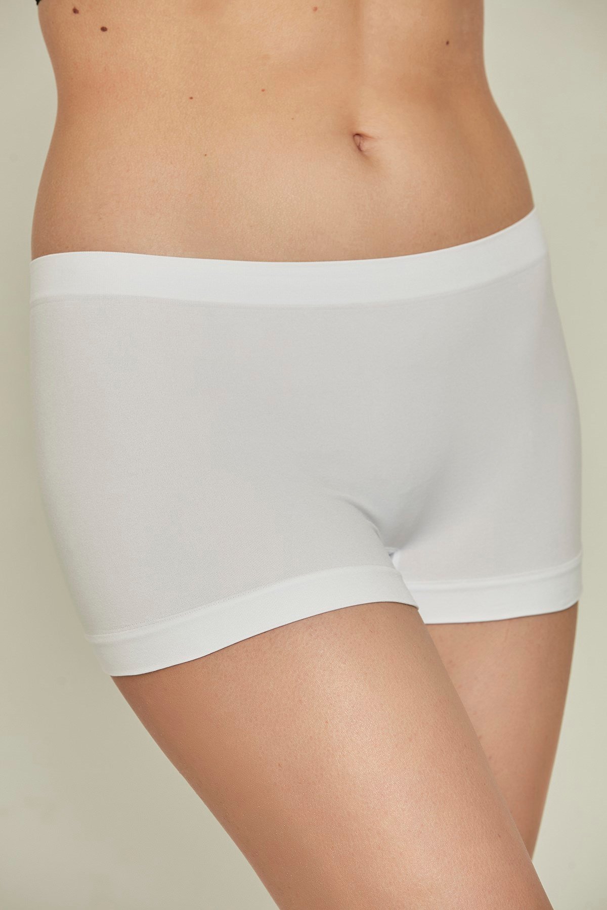 C&City Women Seamless Boxer 3000 White