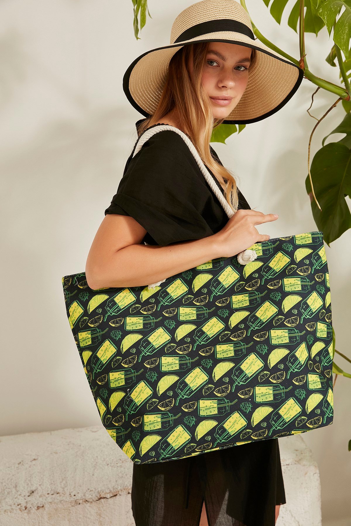 C&City Beach Bag Y2670-24 Multicolor