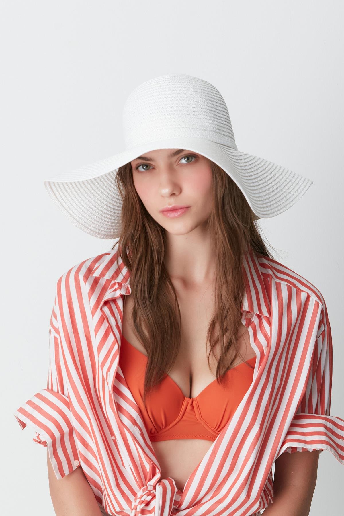 C&City Women Straw Hat Y1730-14  White