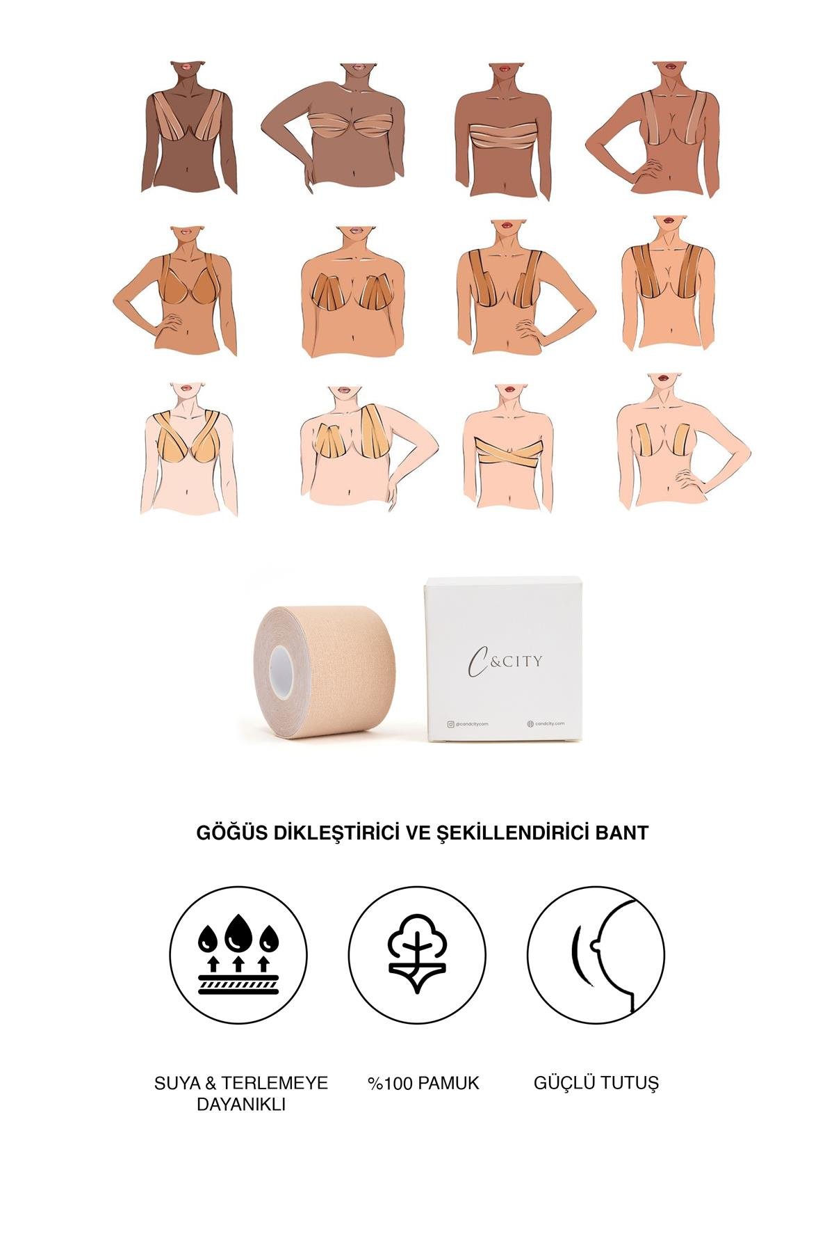 C&City Boob Tape Breast Lift Tape  Skin
