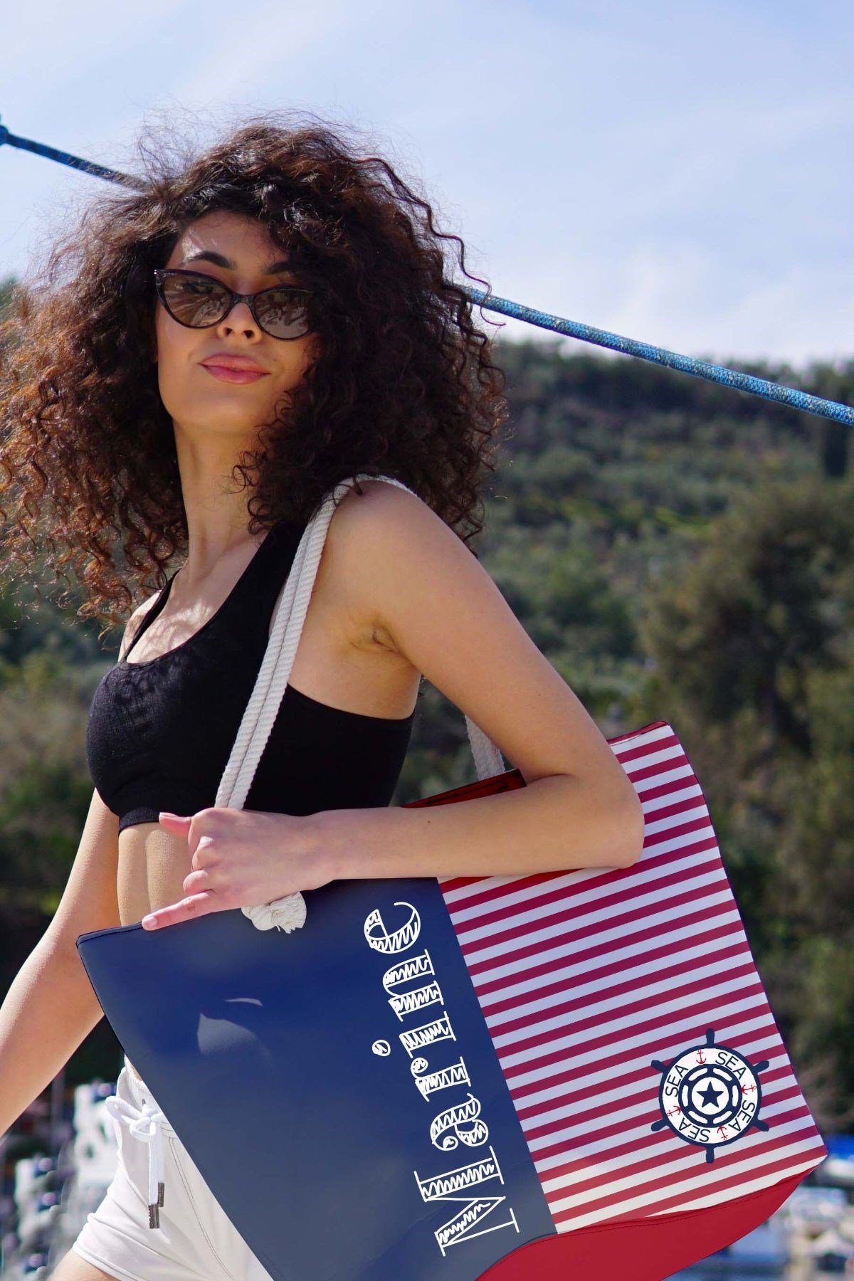 C&City Beach Bag C15028  Multicolor