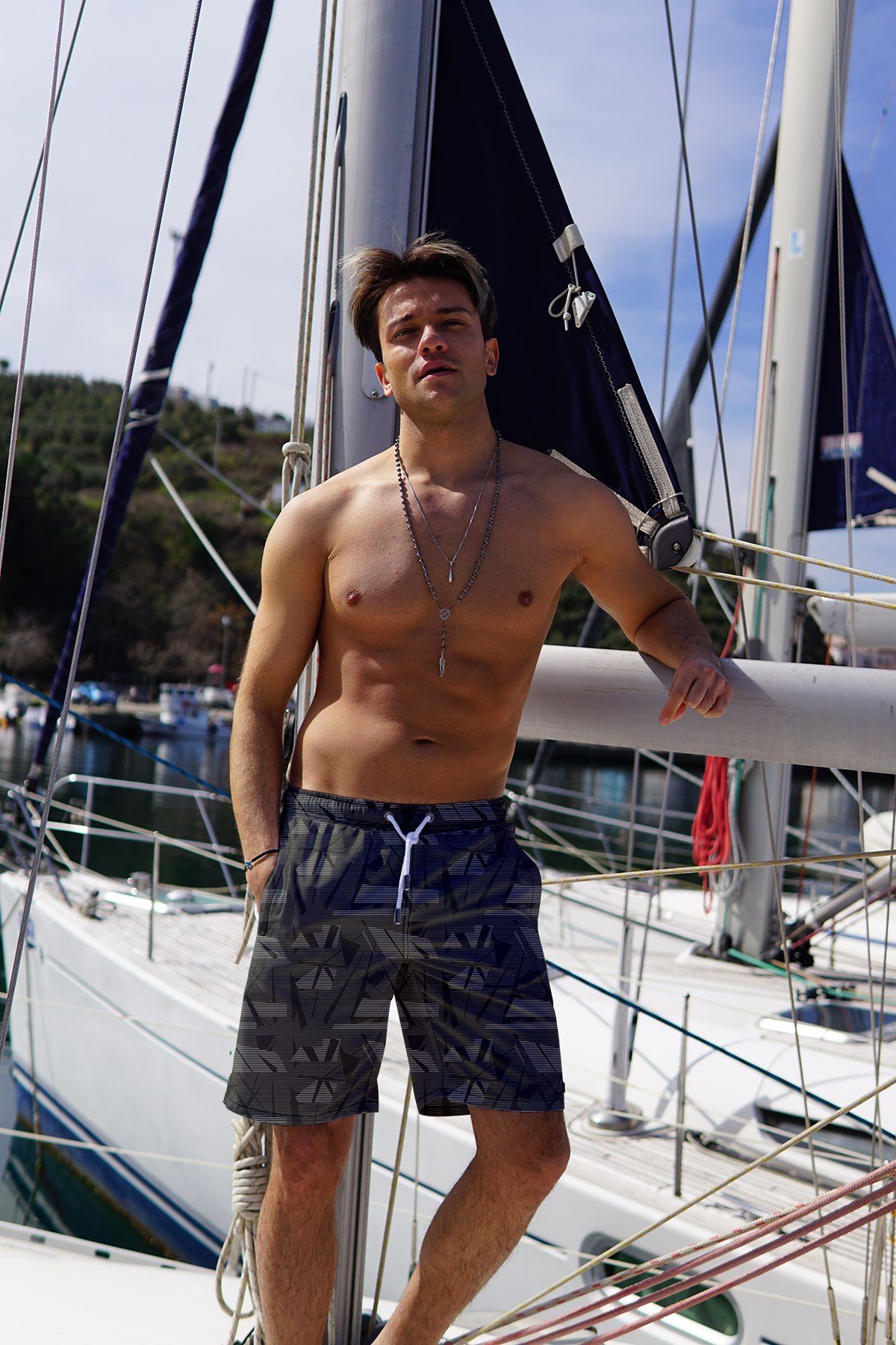 C&City Men Sea Short C1130 Black
