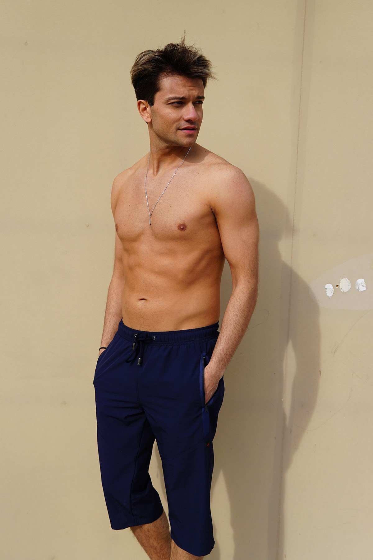 C&City Big Size Men Sea Short C1941 Navy Blue