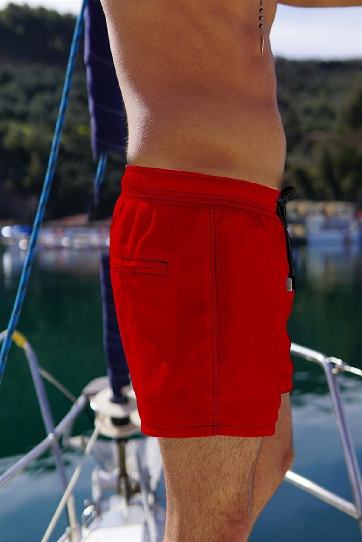 C&City Big Size Men Sea Short C1360 Red