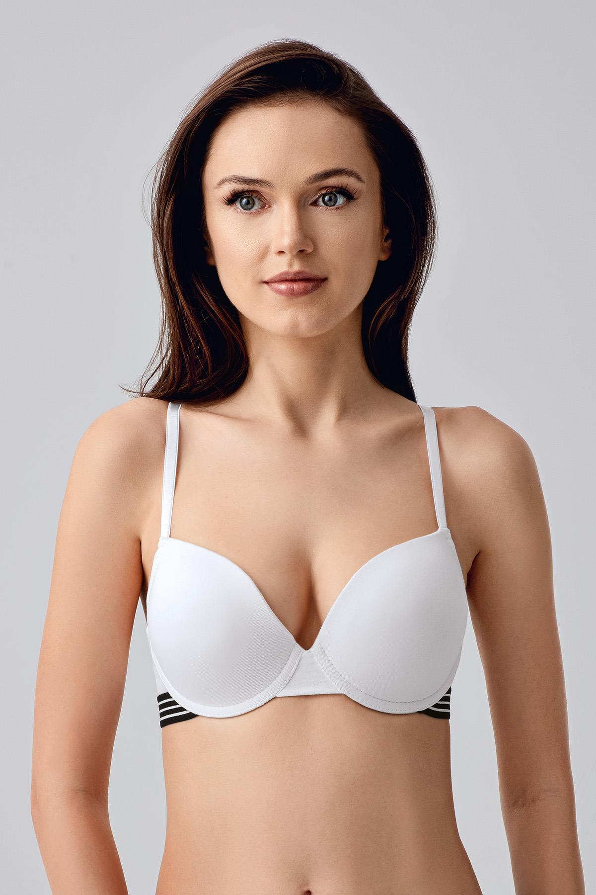 Unpadded Kids Bra C18133 Ecru