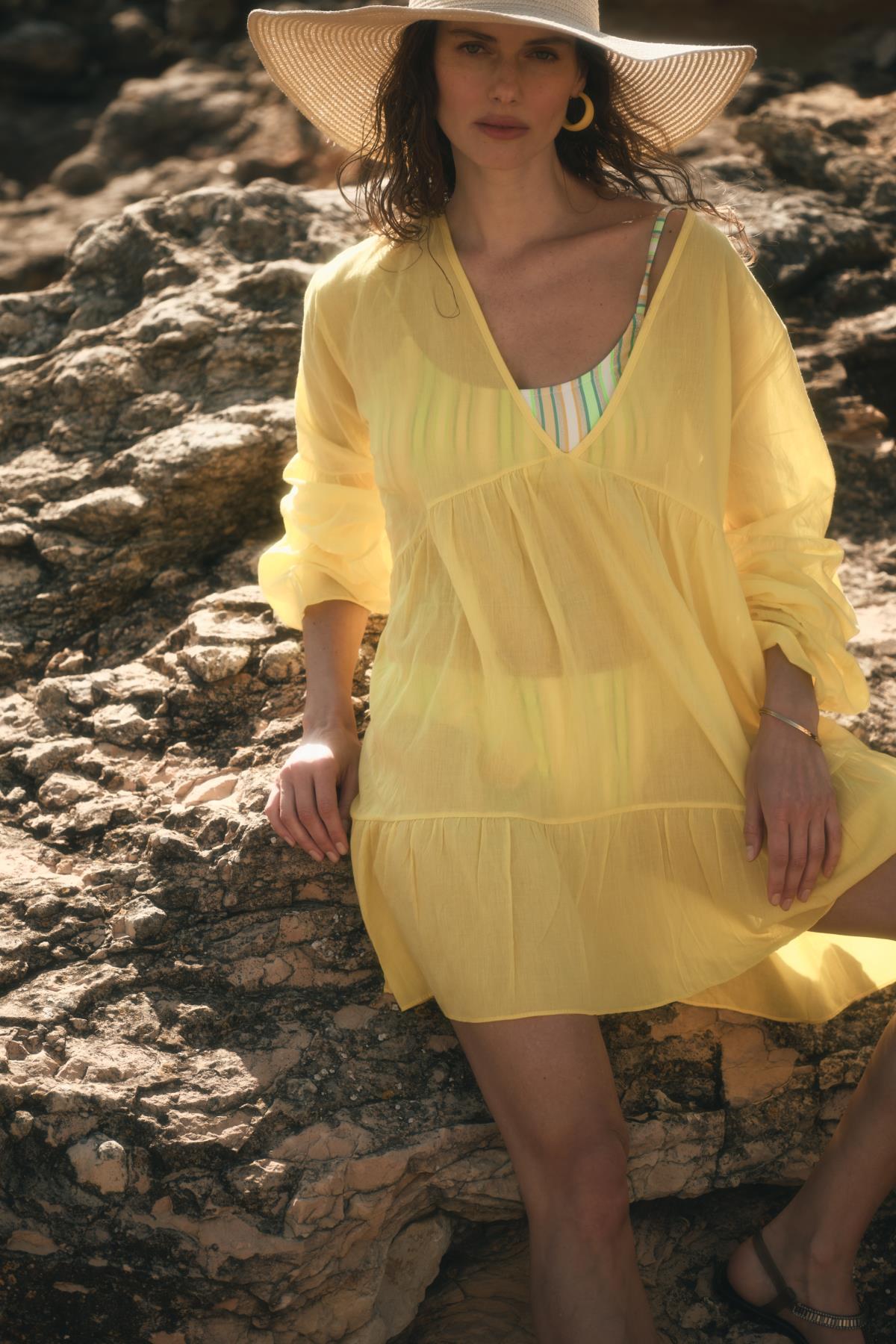 C&City Pareo Beachwear 2329 Yellow