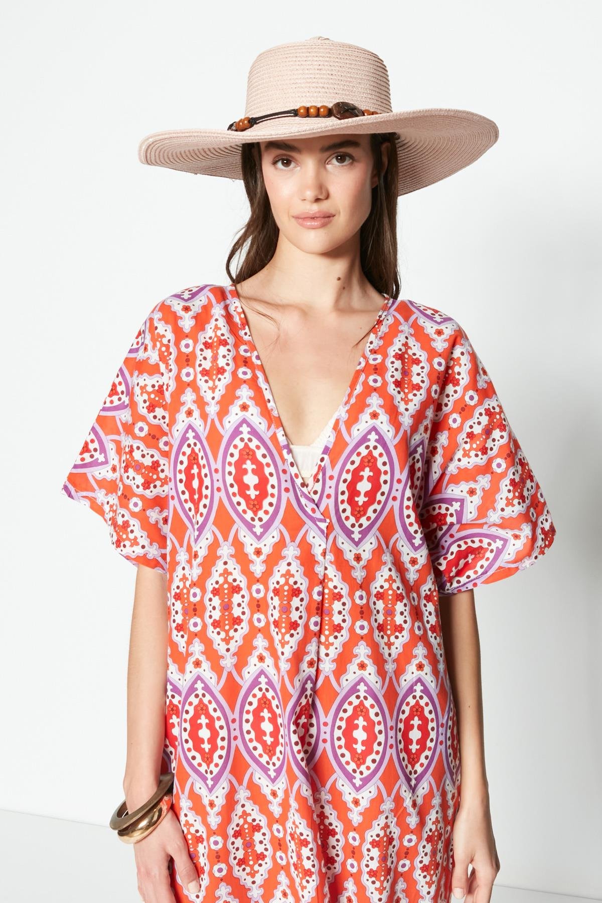 C&City Women Straw Hat Y23730-07 Powder