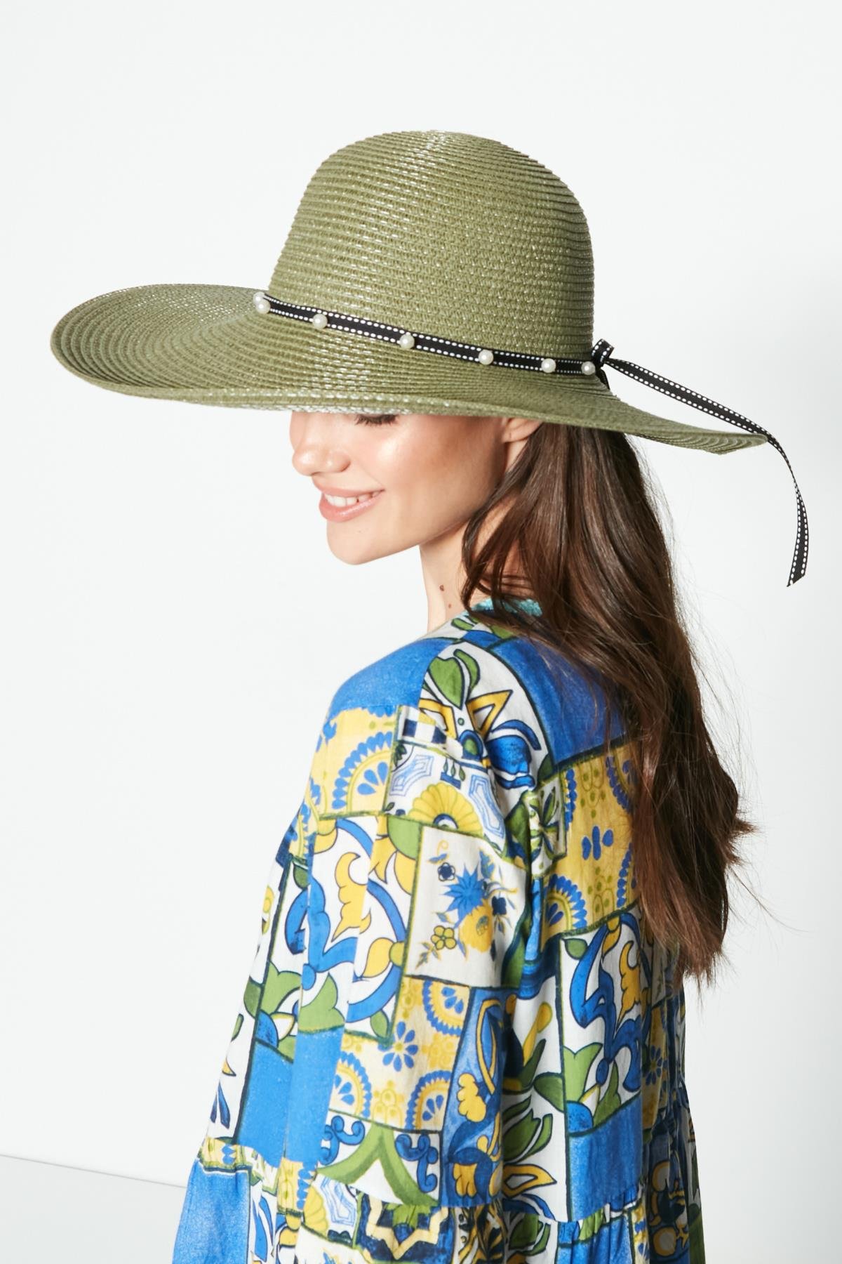 C&City Women Straw Hat Y23730-13 Khaki