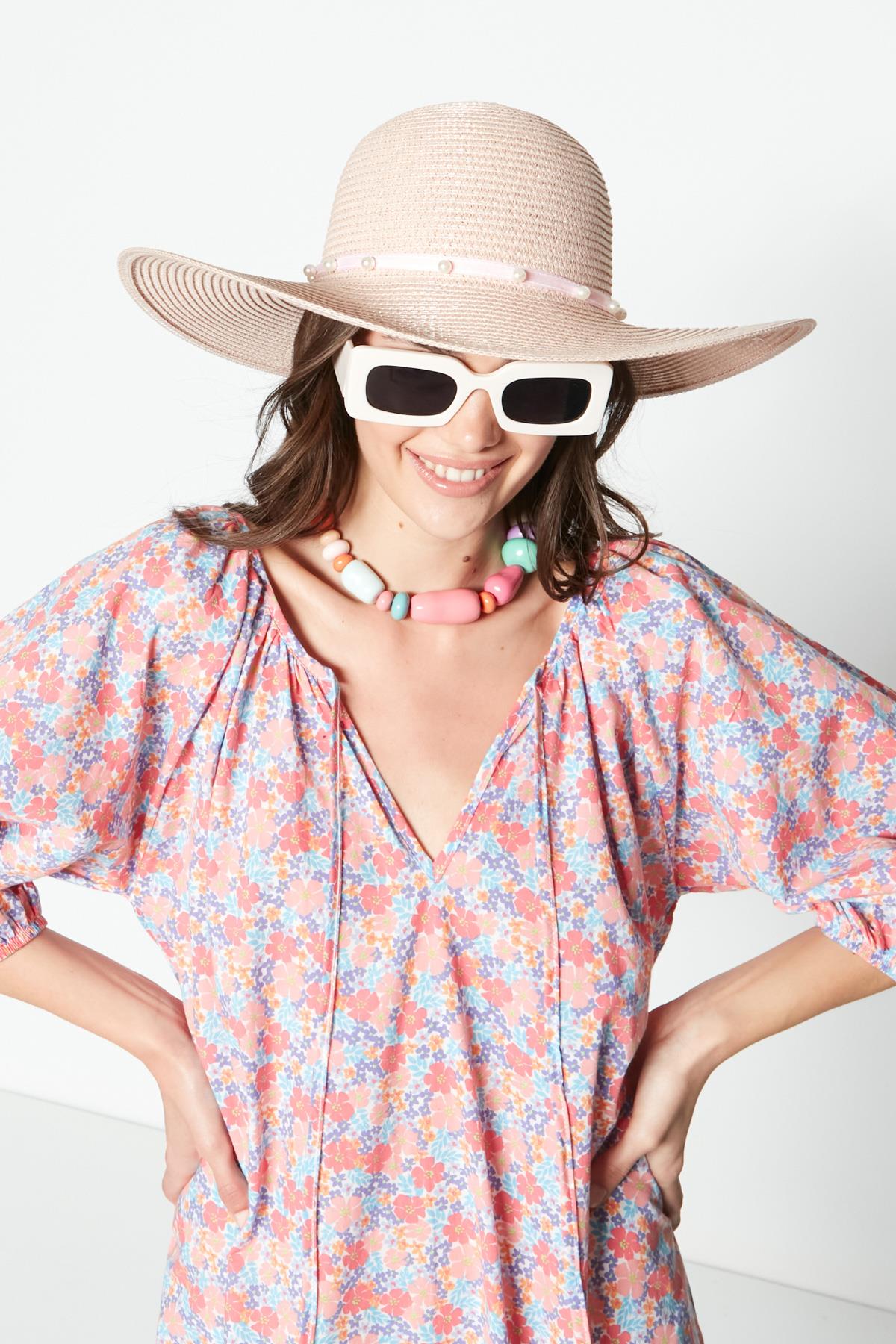 C&City Women Straw Hat Y23730-13 Powder