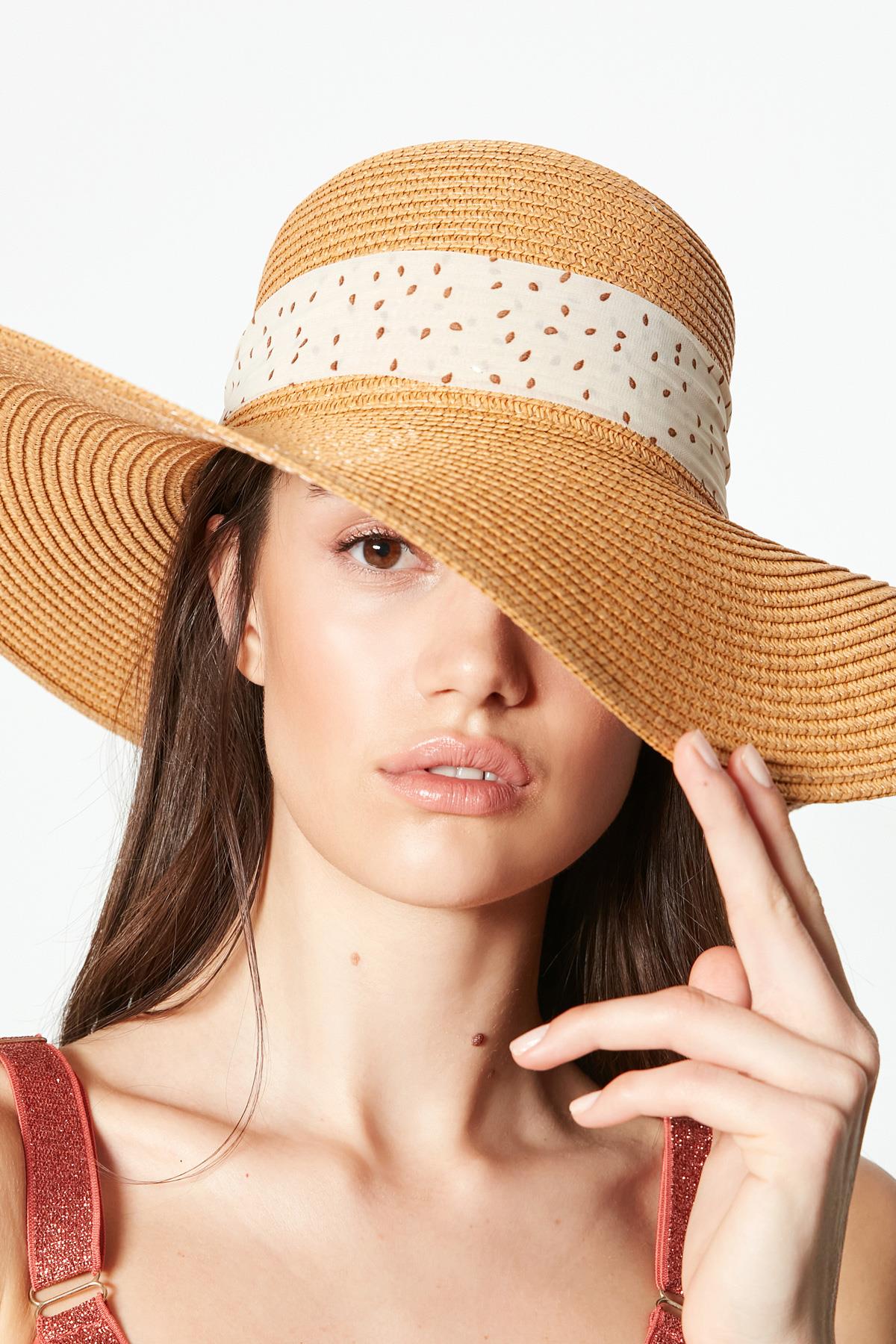 C&City Women Straw Hat Y23730-24 Camel Color