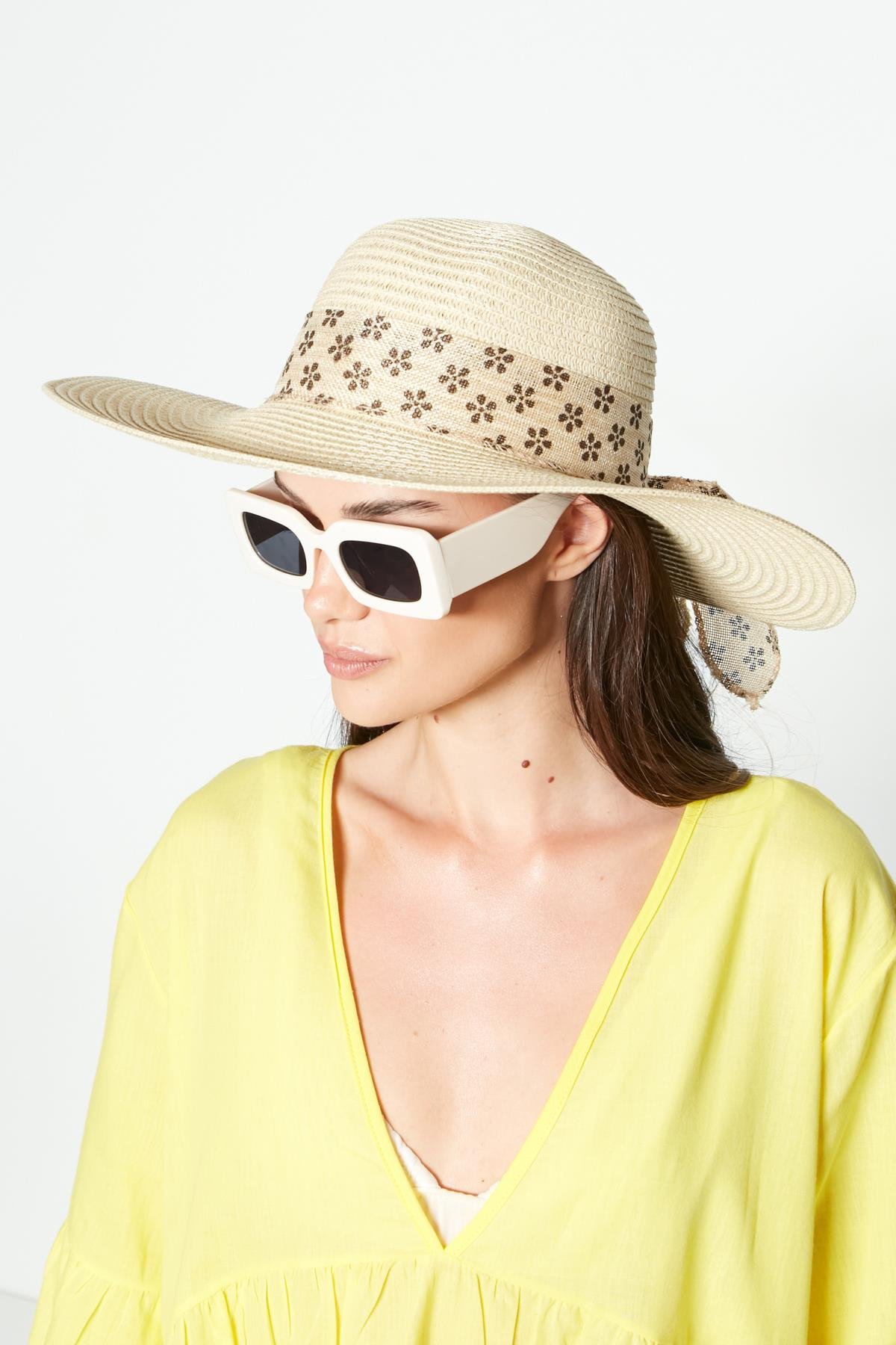 C&City Women Straw Hat Y23730-27 Light Beige