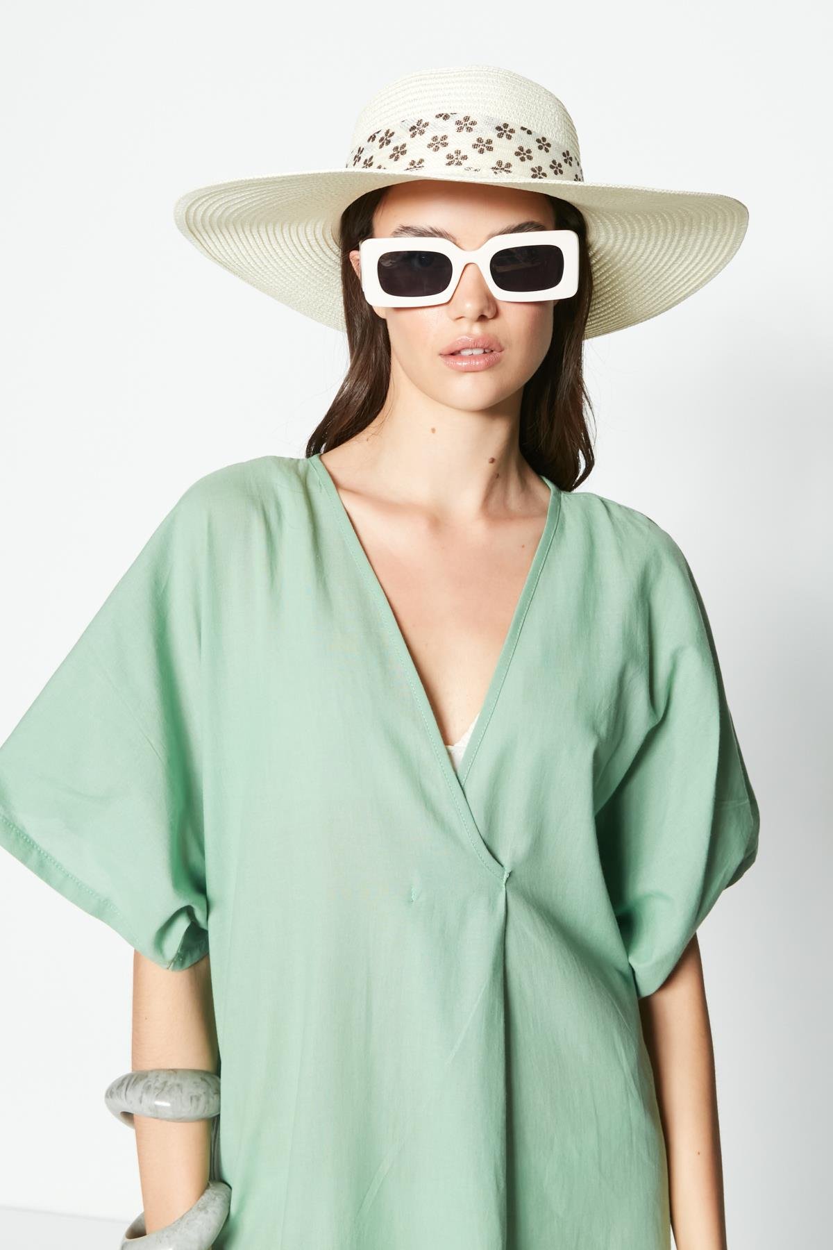 C&City Women Straw Hat Y23730-27 White