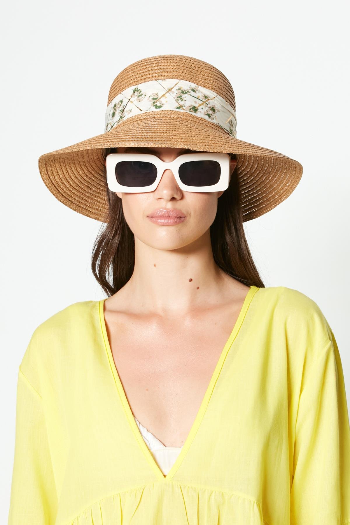 C&City Women Straw Hat Y23730-54 Mink